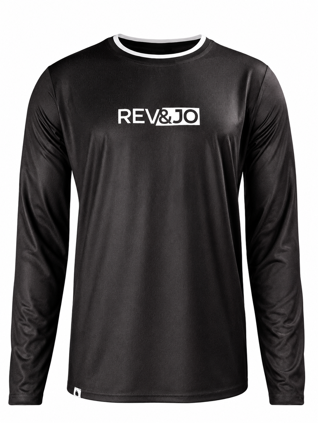 Jersey manga larga MTB Negro | Para hombre