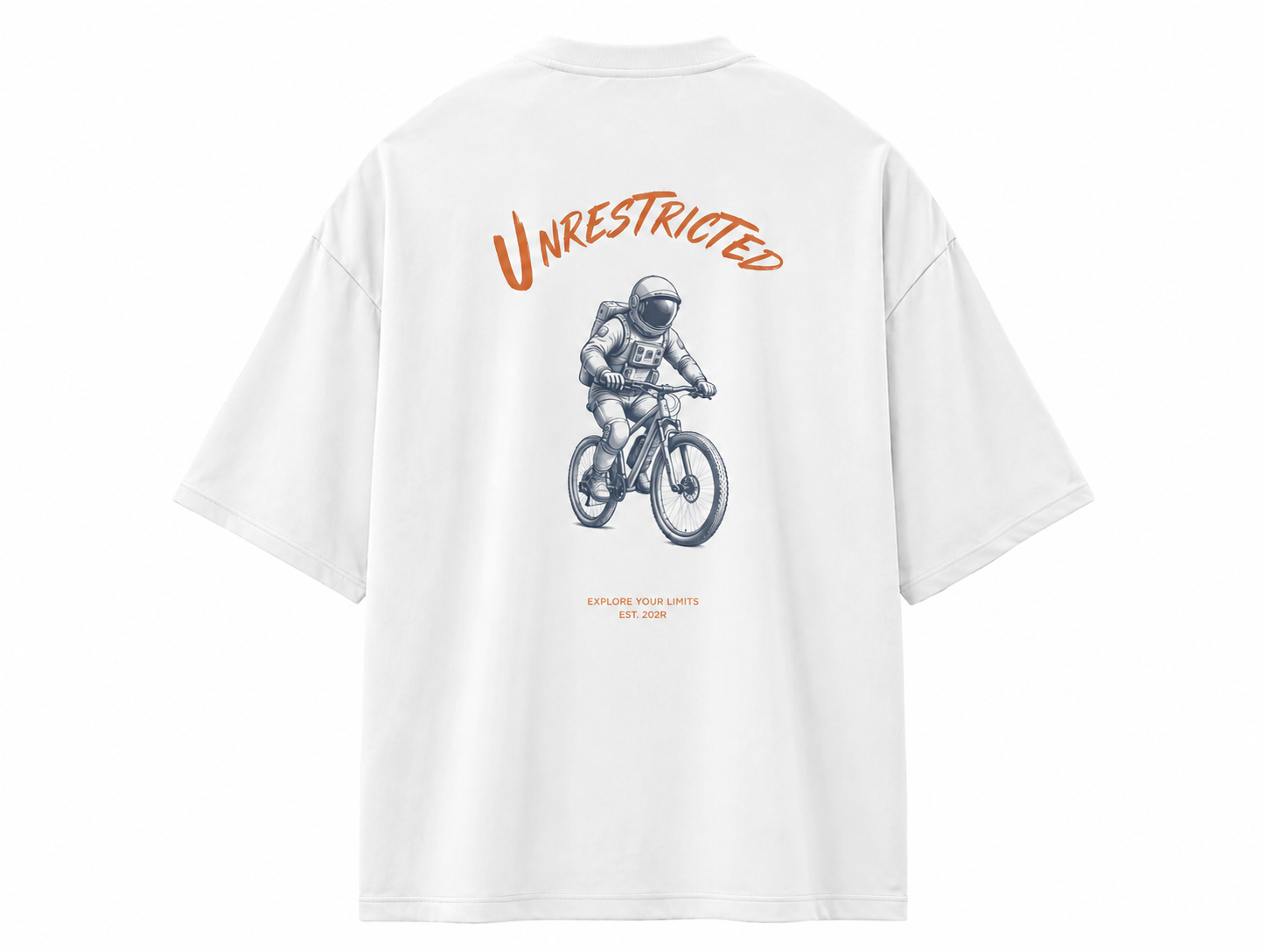 UNRESTRICTED - Playera Boxy Premium | Blanco ivory
