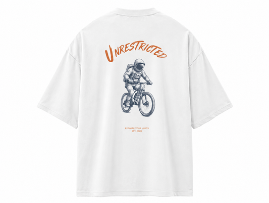 UNRESTRICTED - Playera Boxy Premium | Blanco ivory
