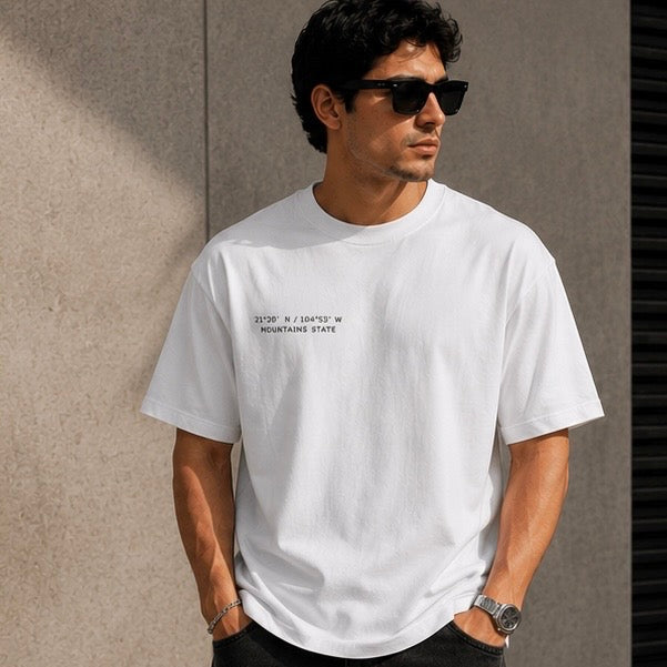 UNRESTRICTED - Playera Boxy Premium | Blanco ivory