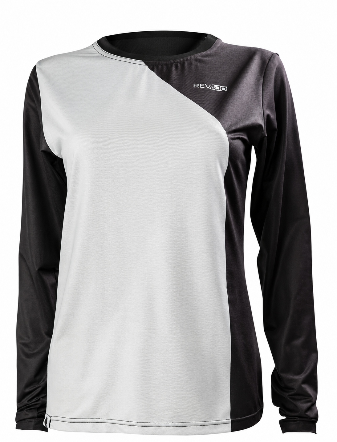 Jersey manga larga MTB verde menta| Para mujer